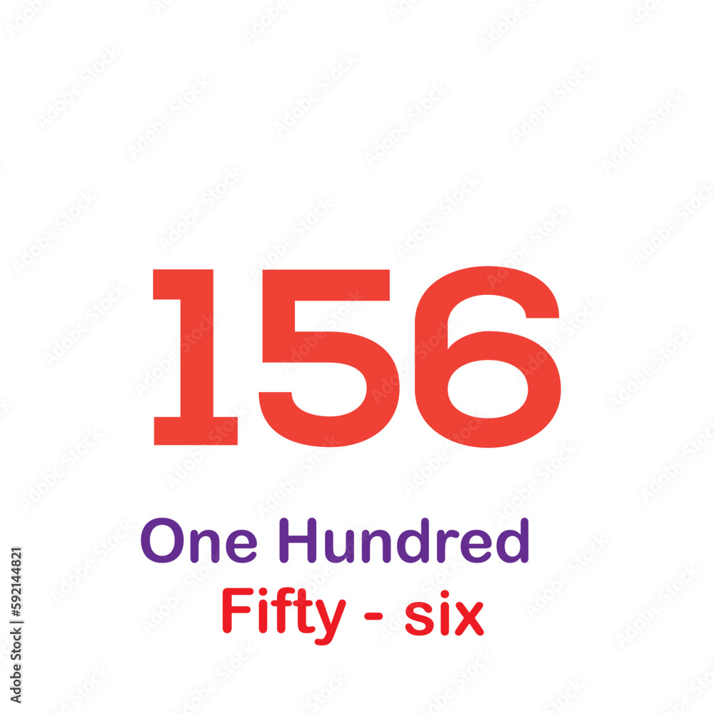 Cardinal number icon flat style illustration for children Cardinal number icon flat style illustration for children