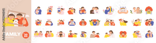 family month. A mega set of characters who love and appreciate each other.