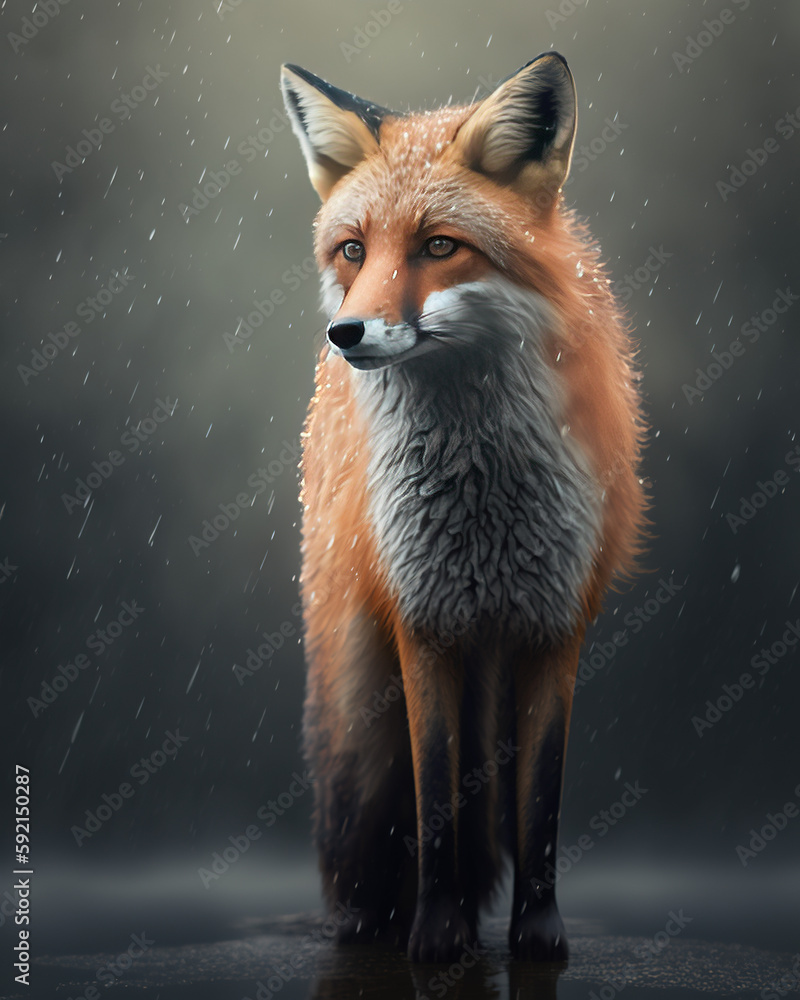 Obraz premium Red fox