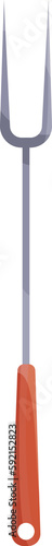Kitchen spatula for cooking,  summer grill picnic, barbecue party. PNG image. Summer time. Cooking outdoors. Restaurant at home. Grill tool for food. Holiday recreation. Cartoon style illustration. 