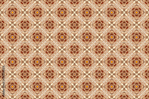 Abstract seamless pattern, seamless wallpaper, seamless background designed for use for interior, wallpaper, fabric, curtain, carpet, clothing, Batik, satin, background, illustration, Embroidery style