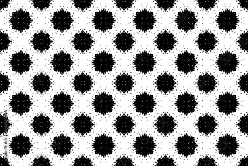 Abstract seamless pattern, seamless wallpaper, seamless background designed for use for interior, wallpaper, fabric, curtain, carpet, clothing, Batik, satin, background, illustration, Embroidery style