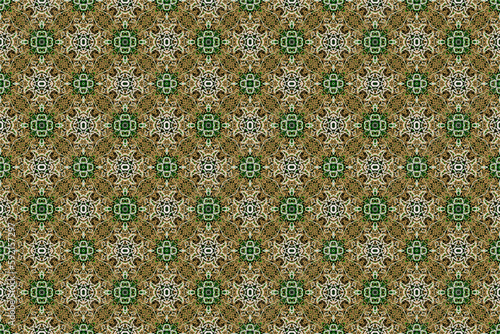 Abstract seamless pattern, seamless wallpaper, seamless background designed for use for interior, wallpaper, fabric, curtain, carpet, clothing, Batik, satin, background, illustration, Embroidery style