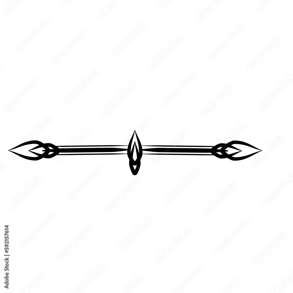 Text divider line element 