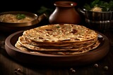 Paratha, Indian authentic bread recipe, Generative AI