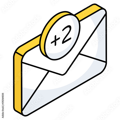Premium download icon of incoming mail