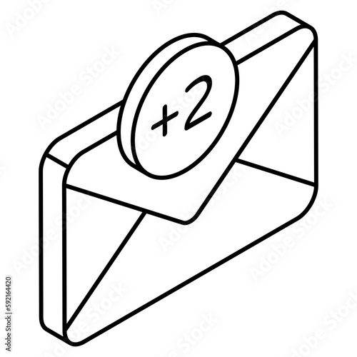 Premium download icon of incoming mail