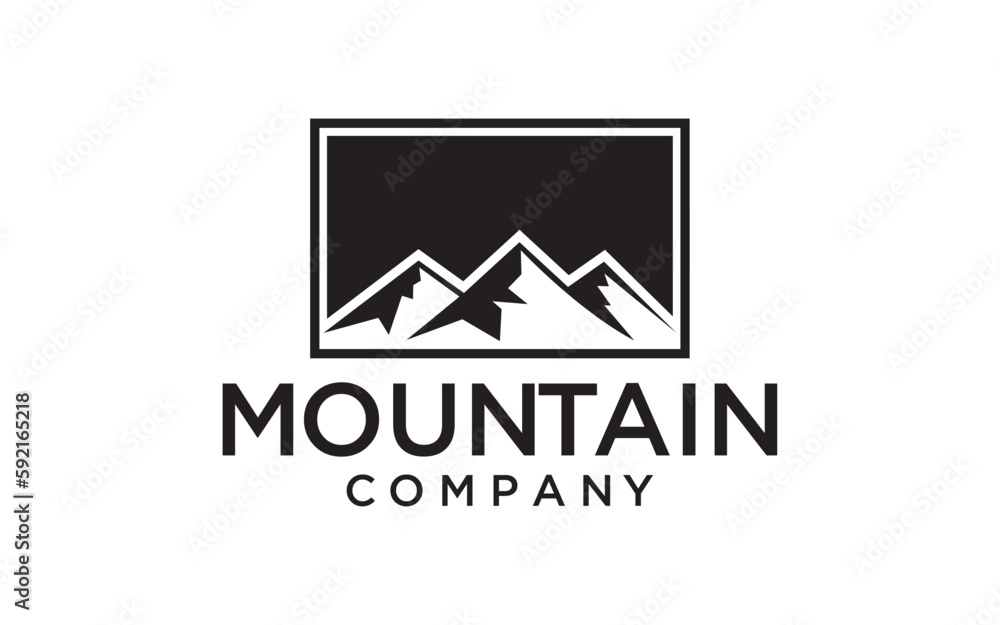 mountain travel emblems logo. Camping outdoor adventure emblems, badges and logo patches. Mountain tourism, hiking vector template mountain travel emblems logo. Camping outdoor adventure emblems, badges and logo patches. Mountain tourism, hiking vector template