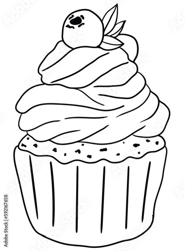 Enjoy hours of fun and relaxation with this delightful cupcake coloring book! Featuring intricate outlines of cupcakes decorated with swirls, and more, this book is perfect for both kids and adults.