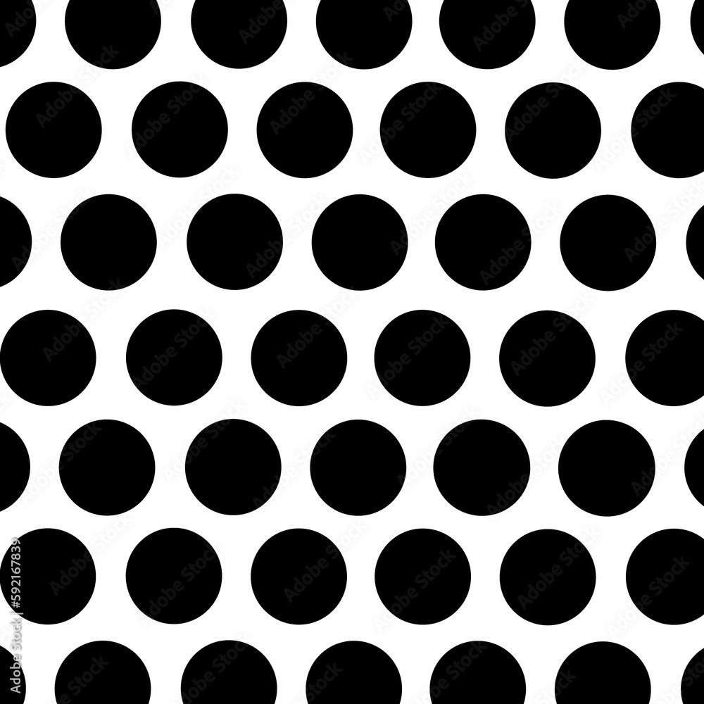Black polka dots on white background Black polka dots on white background