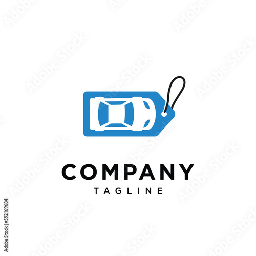 Car sell deal icon vector logo template.