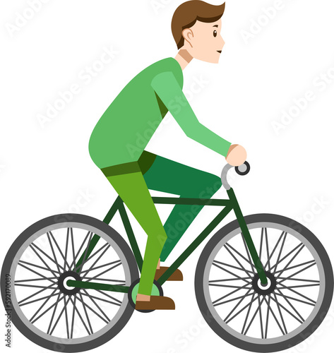 Bicycle riding png graphic clipart design