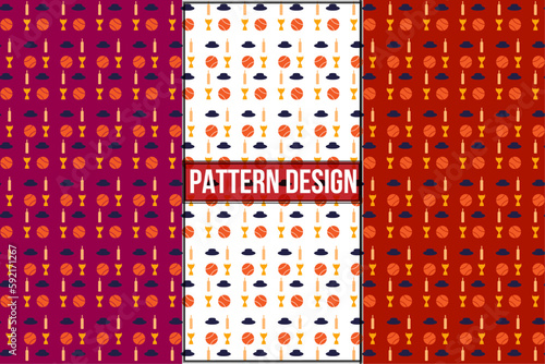 cricket sports textile pattern design for your wear print business, cricket ball tenis ball pattern business promotion.
