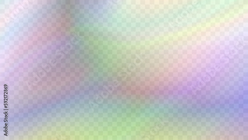 Modern blurred gradient background in trendy retro 90s, 00s style. Y2K aesthetic. Rainbow light prism effect. Hologram reflection. Poster template for social media posts, digital marketing