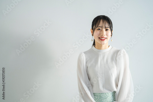 Foto 爽やかな若い女性