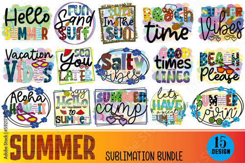 Summer Sublimation Designs