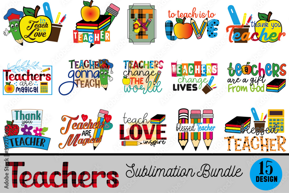 Teacher Sublimation Designs Teacher Sublimation Designs