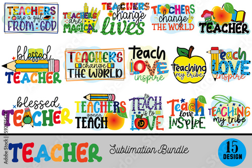 Teacher Sublimation Designs © Sublimation Store