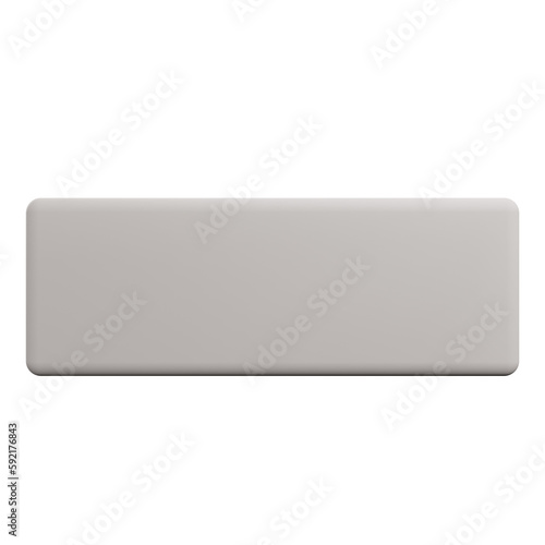Wallpaper Mural white blank button Torontodigital.ca