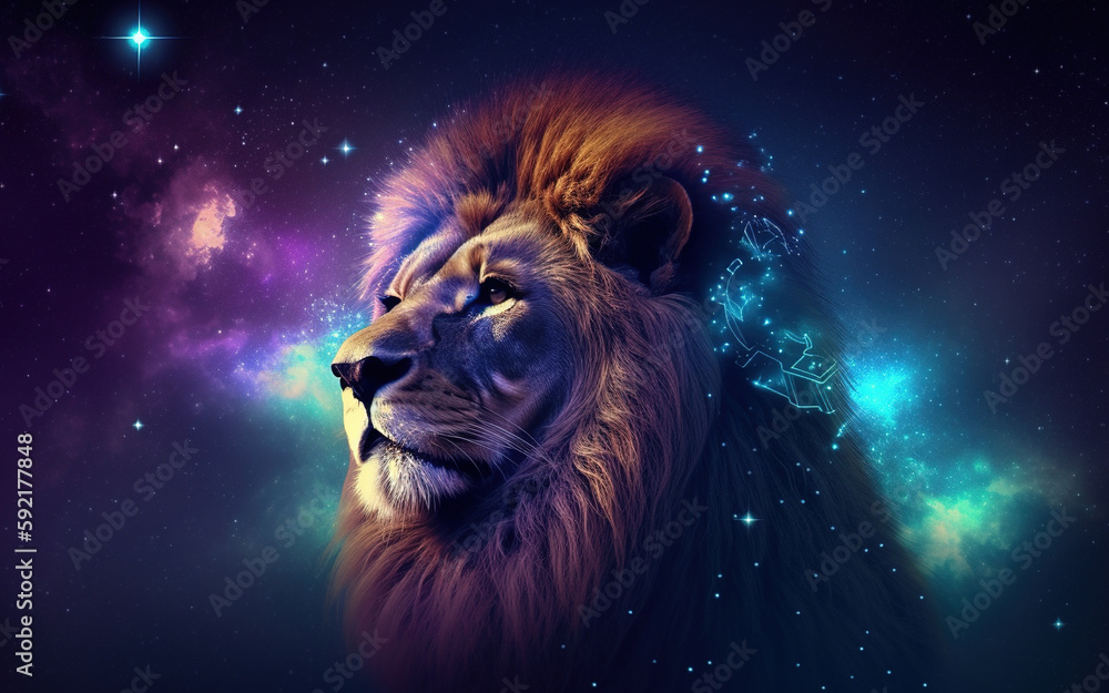 Leo astrological zodiac sign symbol animal