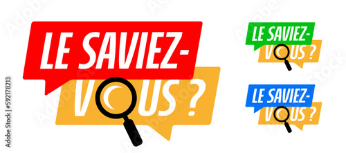 Le saviez-vous ?