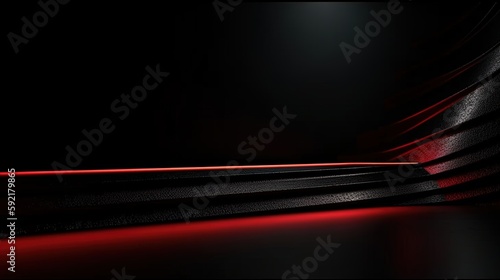 Black red modern abstract background with space for design. Color gradient. Dark light. Luxury