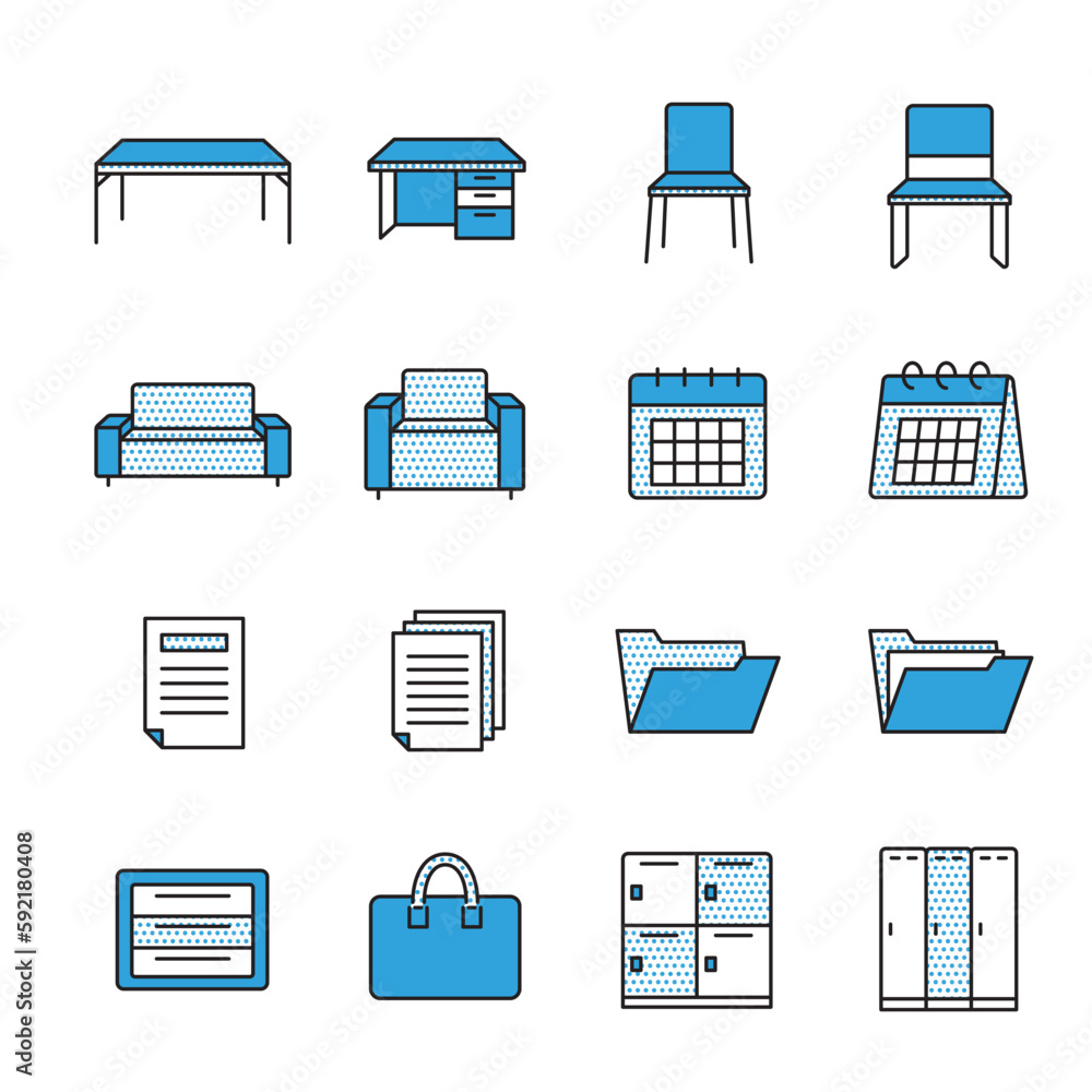 オフィスのアイコンセット