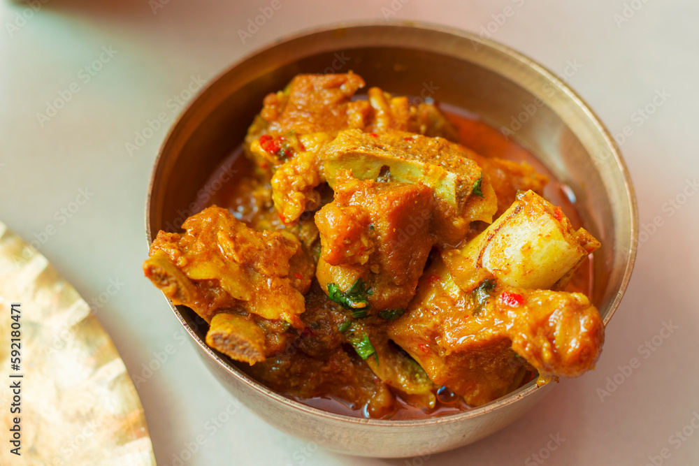Delicious Mutton Curry Bengali style cooking. Delicious Mutton Curry Bengali style cooking.