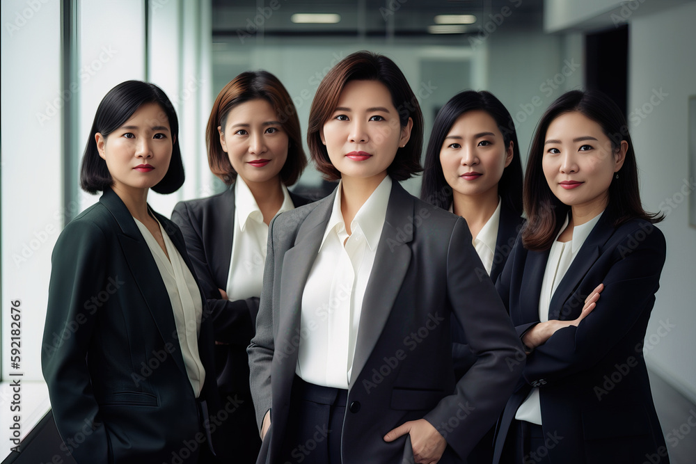 A fictional person. Distinguished Executives in Modern Office A fictional person. Distinguished Executives in Modern Office