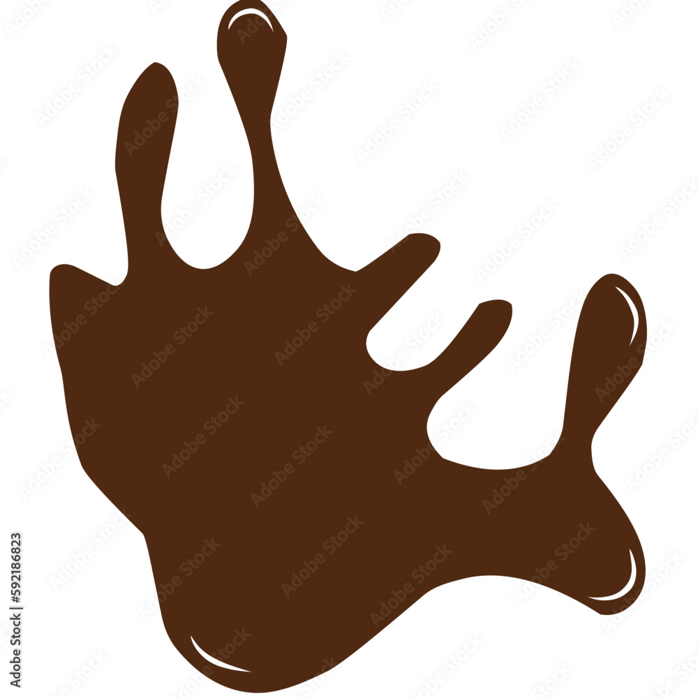 chocolate splash illustration