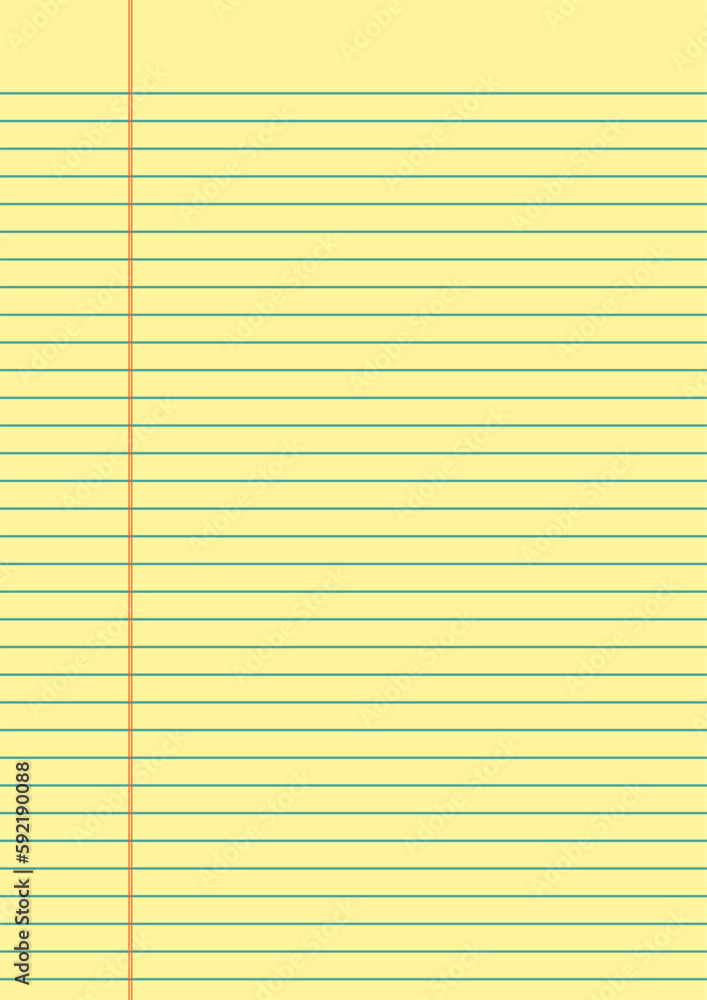 legal pad notebook ruled paper background for student, yellow color legal pad notebook ruled paper background for student, yellow color