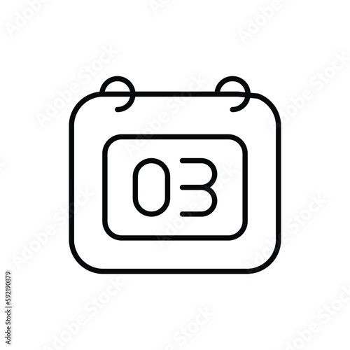 Calendar icon vector stock.