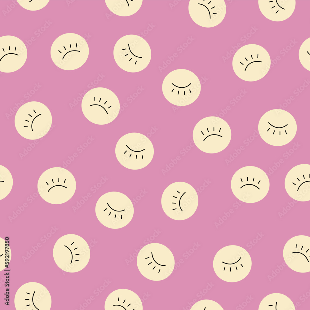 Feminine look, abstract personage, mascot design, funny face, cute icon Feminine look, abstract personage, mascot design, funny face, cute icon