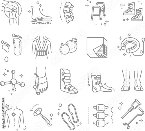 Orthopedics soles and clothes, health care product