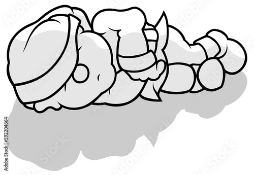 Drawing of a Sleeping Dwarf...