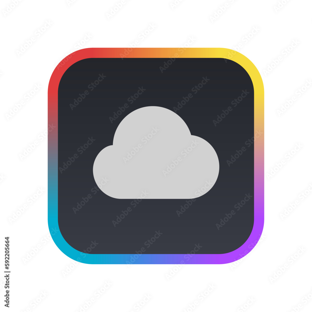 Cloud - Pictogram (icon) Cloud - Pictogram (icon)