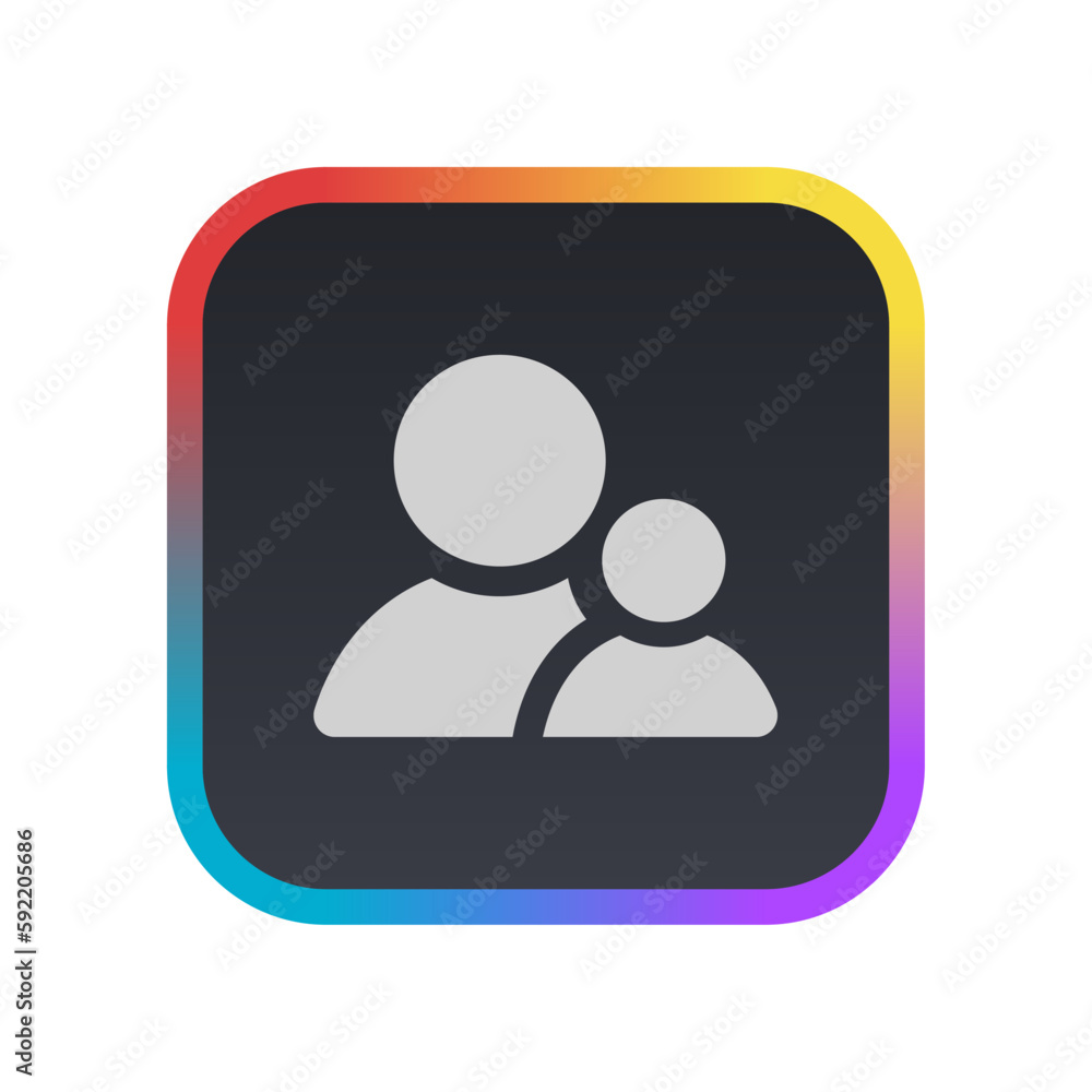 Friends - Pictogram (icon) Friends - Pictogram (icon)