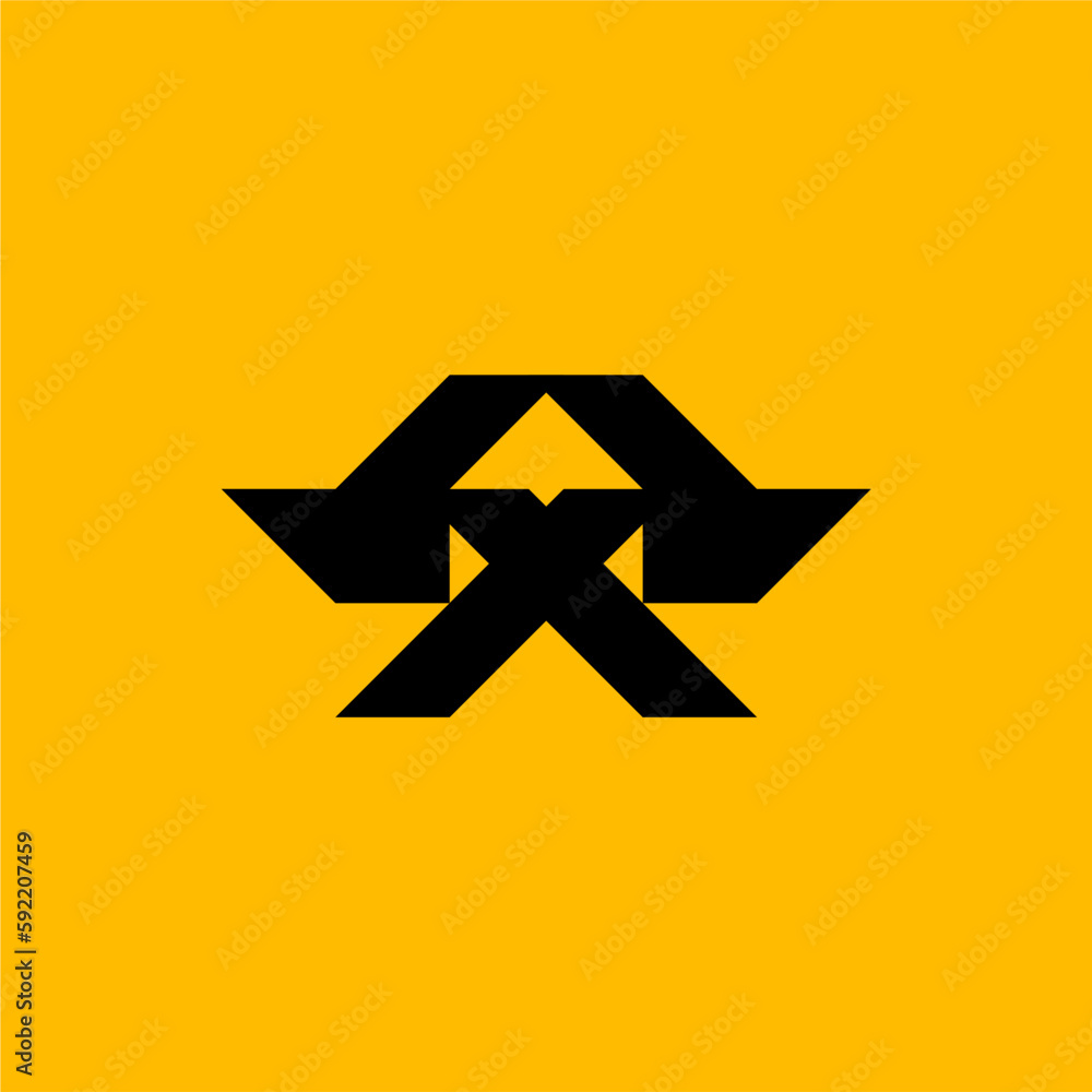 Obraz premium vector abstract letter logo ABCDEFGHIJKLMNOPQRSTUVWXYZ assorted shapes, abstract geometry logo