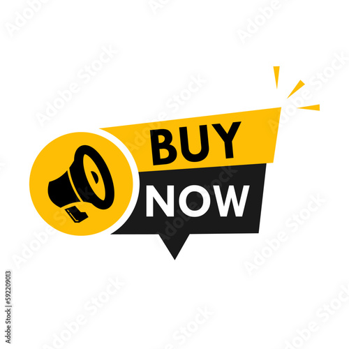 Buy now design template illustration