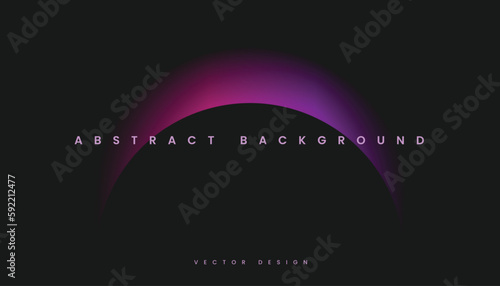 Modern Deep Colorful Premium Geometric Elements on Dark Background. Dynamic Shapes Composition. Vector Illustration