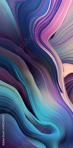 Abstract wallpaper background design made with generative ai photo