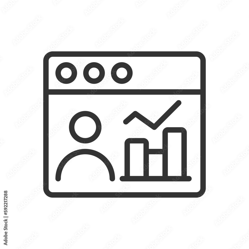 Social media data mining linear pixel perfect icon. Analyzing users activity. Thin line customizable illustration. Contour symbol. Vector isolated outline drawing. Editable stroke. Arial font used Social media data mining linear pixel perfect icon. Analyzing users activity. Thin line customizable illustration. Contour symbol. Vector isolated outline drawing. Editable stroke. Arial font used