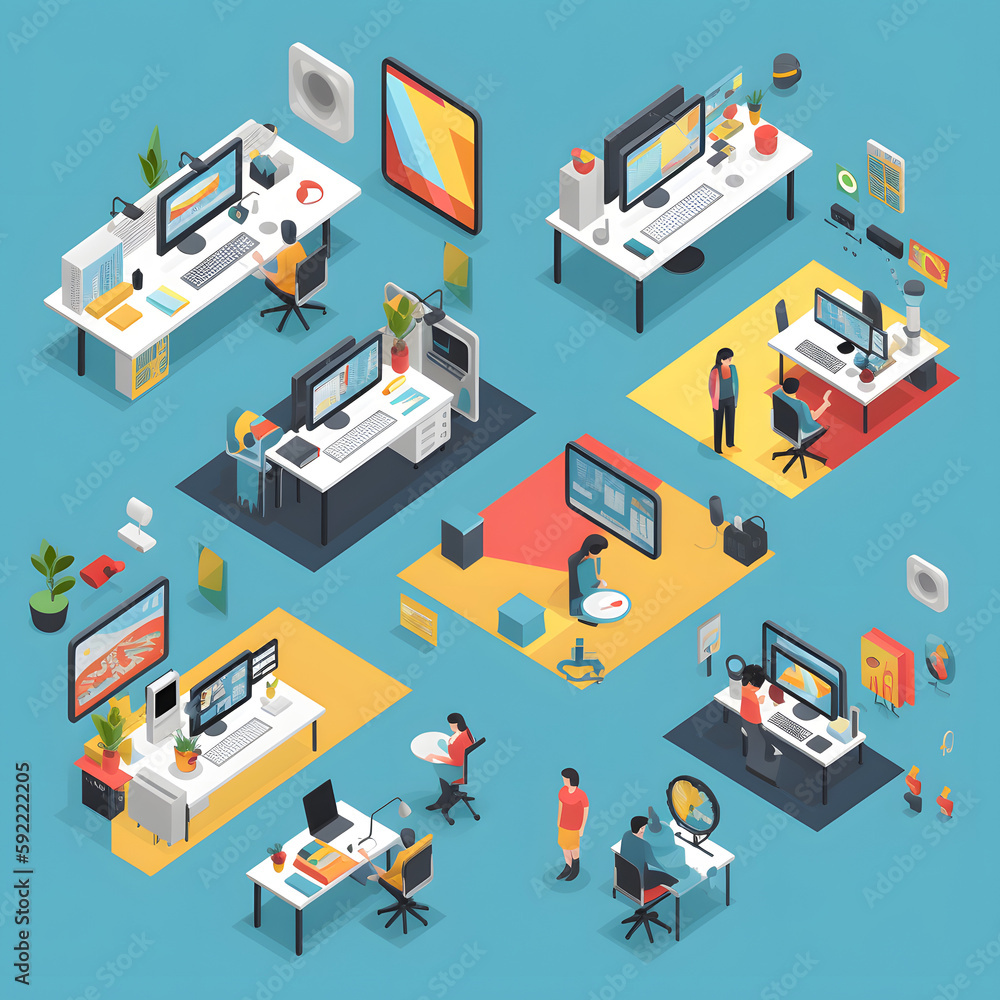 High-Quality Office Scene High-Quality Office Scene