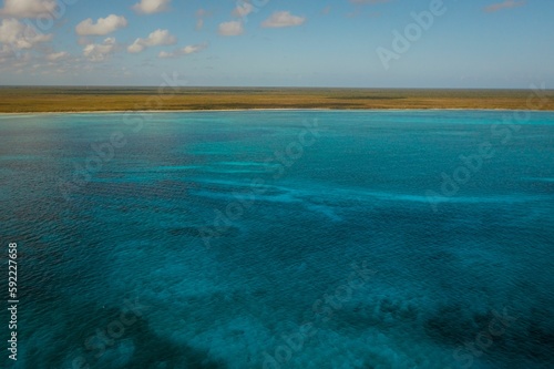 Aerial view of the Cozumel island, Quintana Roo, Mexico © Charlie Orellana/Wirestock Creators