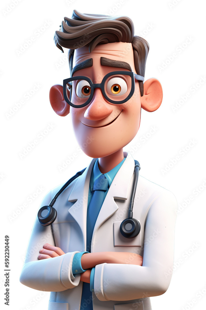 doctor person 3d character