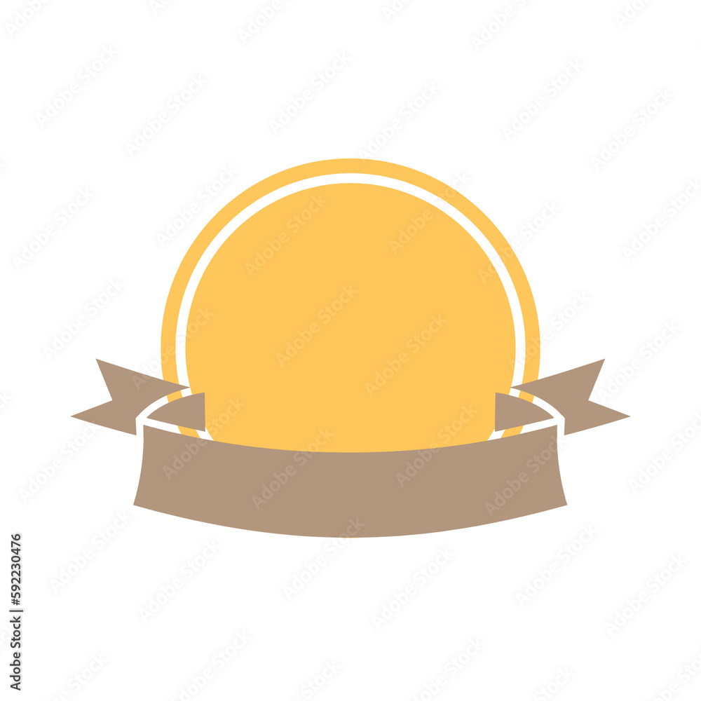 badge with ribbon badge with ribbon