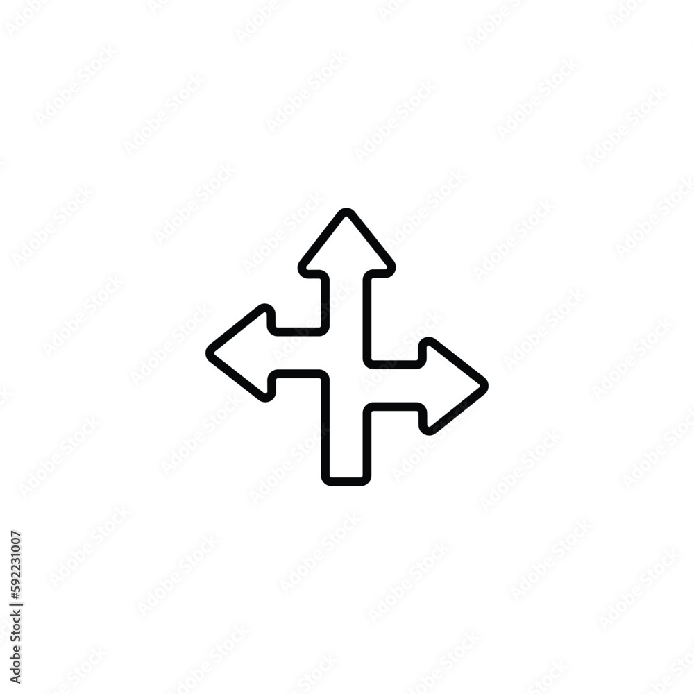 Direction icon design with white background stock illustration Direction icon design with white background stock illustration