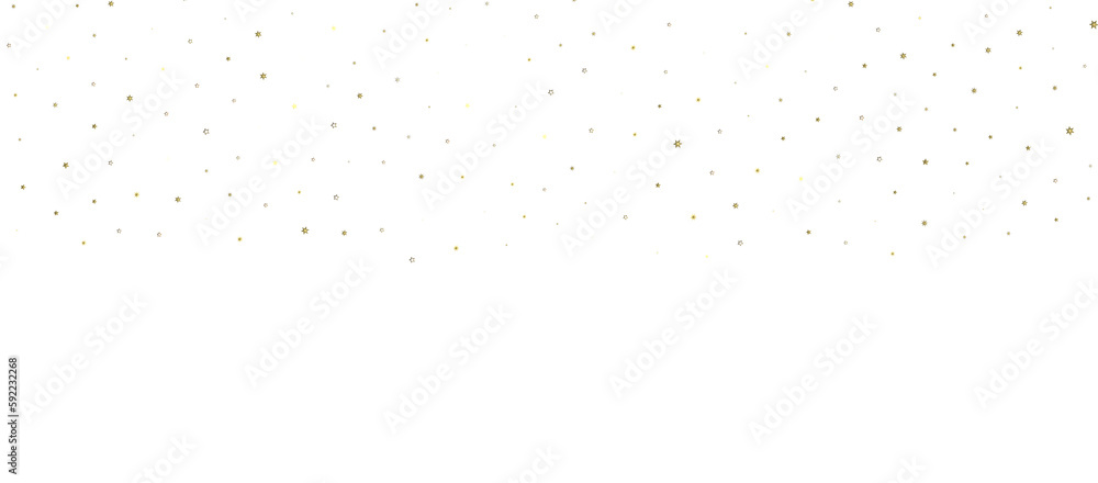 Stars - Festive christmas card. Isolated illustration white background. - 3D PNG