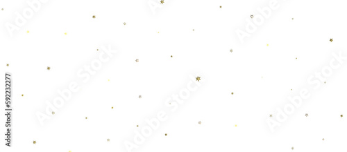 XMAS Stars - A gray whirlwind of golden snowflakes and stars. New 3D PNG