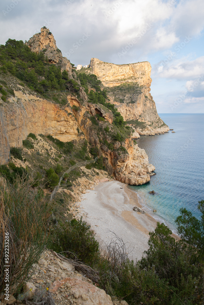 Moraig Cove Beach; Alicante; Spain